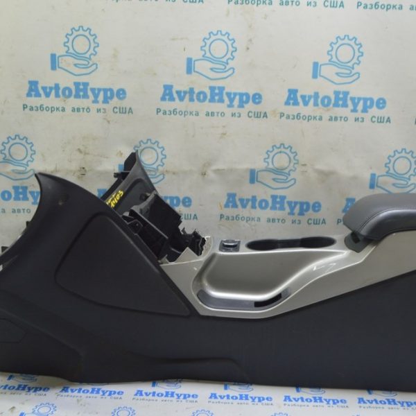 Консоль центральная (подлокотник и подстаканники) Ford C-max MK2 13- кожа черн (03) CJ5Z-78045B30-A