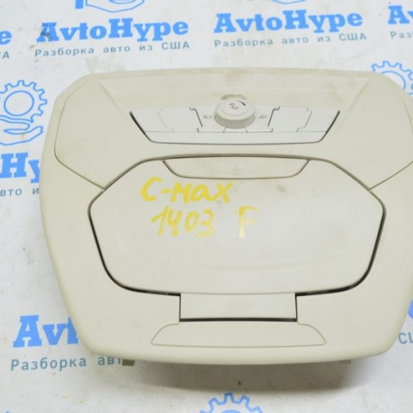 Плафон освещения центральный Ford C-max MK2 13-18 без люка, серый CM5Z13776BB