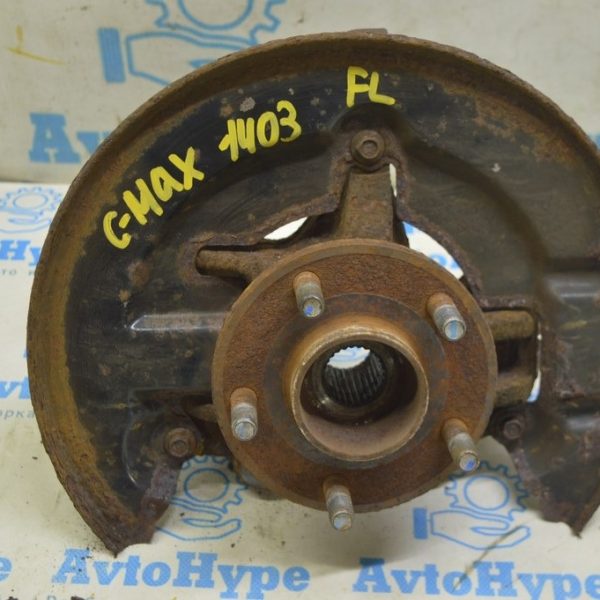 Цапфа со ступицей перед лев Ford C-max MK2 13- (03) Немного ржавая, с датчиком абс BV6Z3K186C