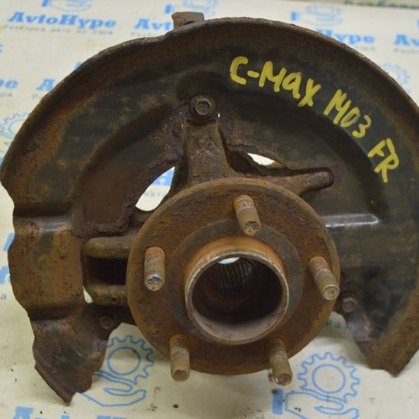 Цапфа со ступицей перед прав Ford C-max MK2 13- (03) Немного ржавая, с датчиком абс BV6Z3K185C