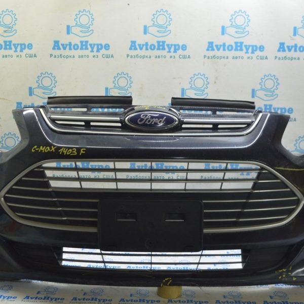 Бампер передний голый Ford C-max MK2 13-16 usa (03) черный,примятости DM5Z17D957APTM