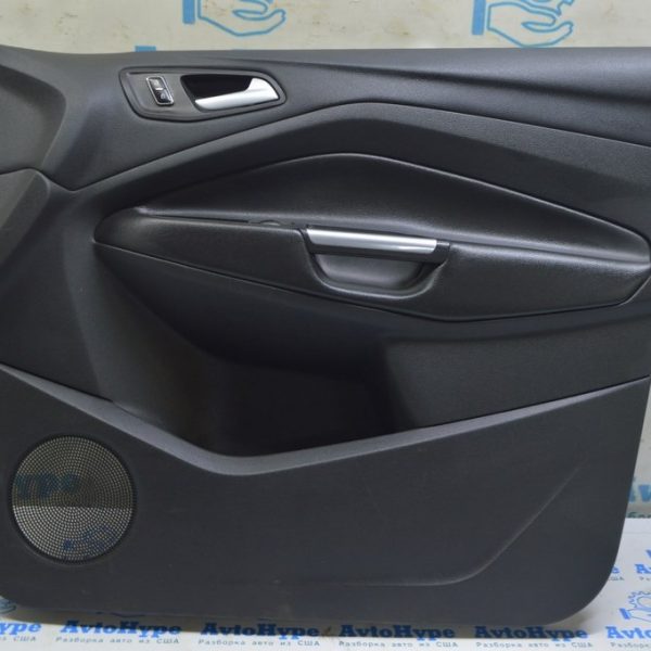 Обшивка двери карточка передняя правая Ford C-max MK2 13-18 черн CJ5Z-7823942-BD