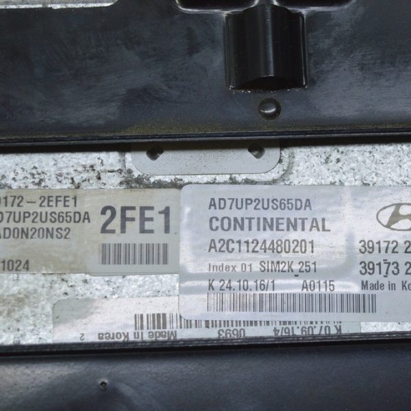 Блок ECU компьютер двигателя Hyundai Elantra AD 17- 2.0 (03) 39172-2EFE1