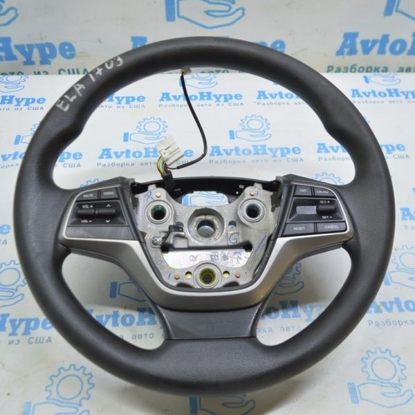 Руль (голый) Hyundai Elantra AD 17-18 дорест резина черный 56100-F3000-TRY