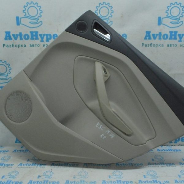 Обшивка двери (карточка) зад прав Ford Escape MK3 13- серая (08) CJ5Z-7827406-DA