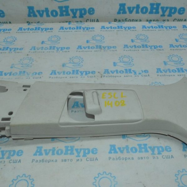 Накладка центральной стойки верхняя (ремень) левая Ford Escape MK3 13- серая CJ5Z-7824357-AD