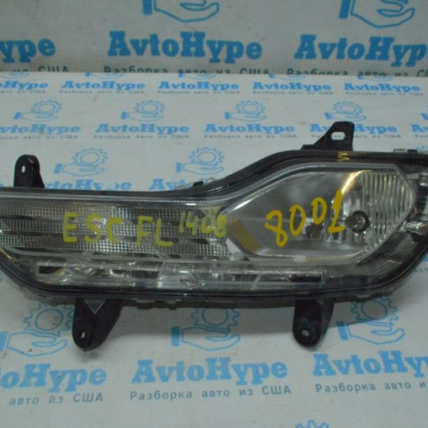 Поворотник лев Ford Escape MK3 13-16 дорест белый с птф (08) CJ5Z-13201-C