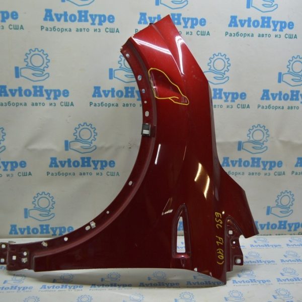 Крыло переднее левое Ford Escape MK3 13- красный цвет J4 (10) примято GJ5Z-16006-A