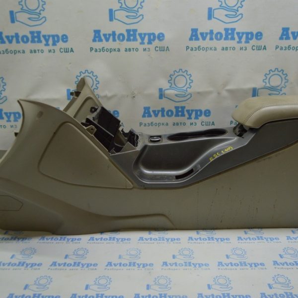 Консоль центральная (подлокотник и подстаканники) Ford Escape MK3 13- беж CJ5Z-7806024-AC