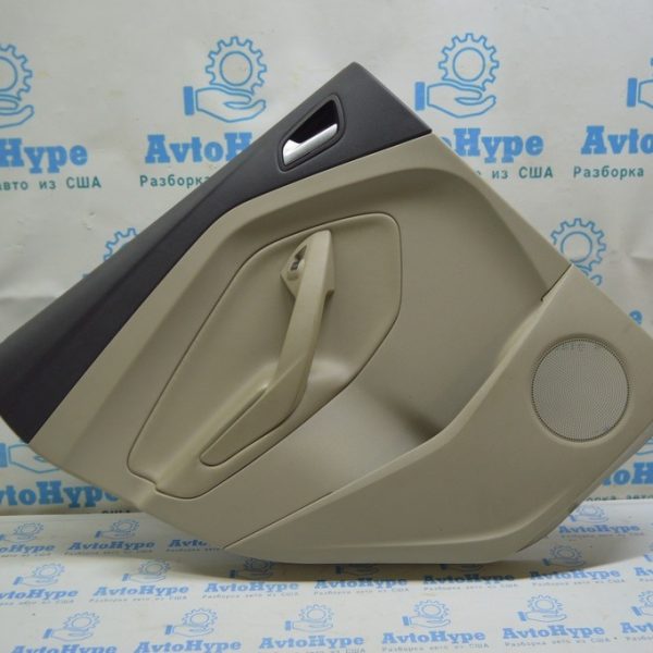 Обшивка двери (карточка) зад лев Ford Escape MK3 13- беж CJ5Z-7827407-DA