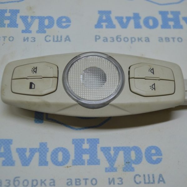 Плафон освещения передний малый Ford Escape MK3 13-16 дорест серый, без люка CJ5Z13776GC