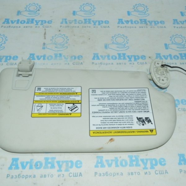 Крючок крепления козырька Ford Escape MK3 13-19 серый CJ5Z-7804132-AA