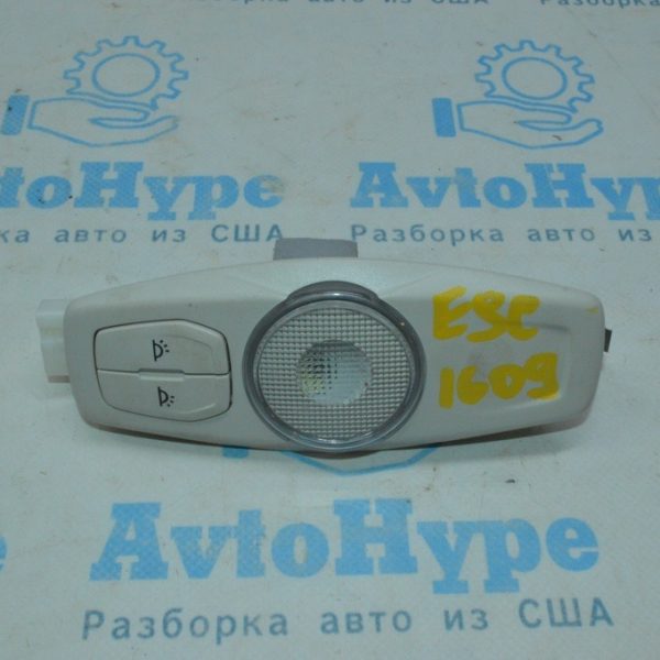 Плафон освещения задний Ford Escape MK3 13-19 серый, без люка CJ5Z-13776-GC