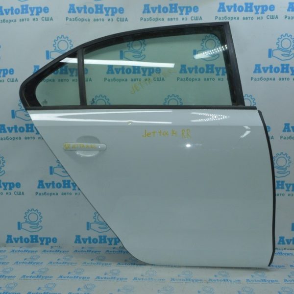 Дверь в сборе зад прав VW Jetta 11-18 USA белая, тычка 5C6-833-056-F