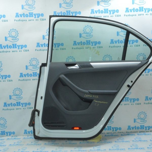 Обшивка двери (карточка) зад прав VW Jetta 11-18 USA черн 5C6-867-212-T-HON