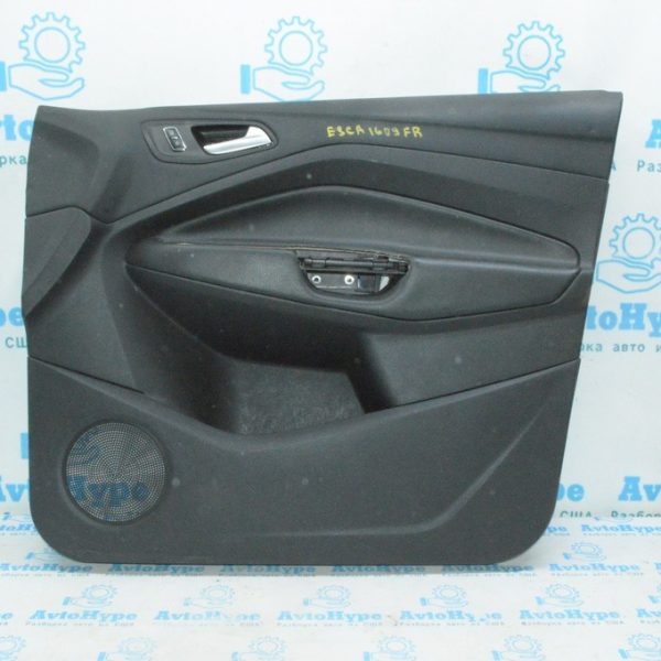 Обшивка двери (карточка) перед прав Ford Escape MK3 13- черн CJ5Z-7823942-CB
