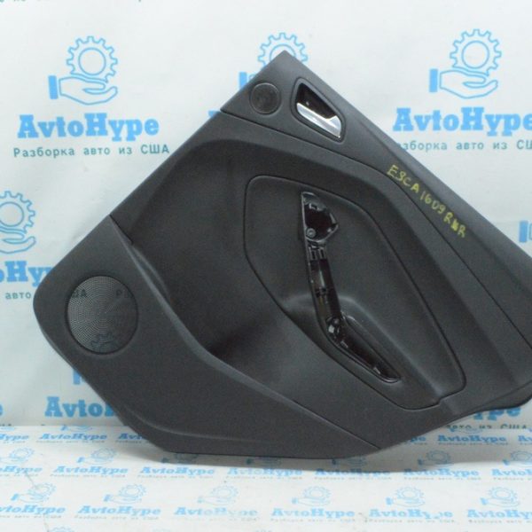 Обшивка двери (карточка) зад прав Ford Escape MK3 13- черн CJ5Z-7827406-DB