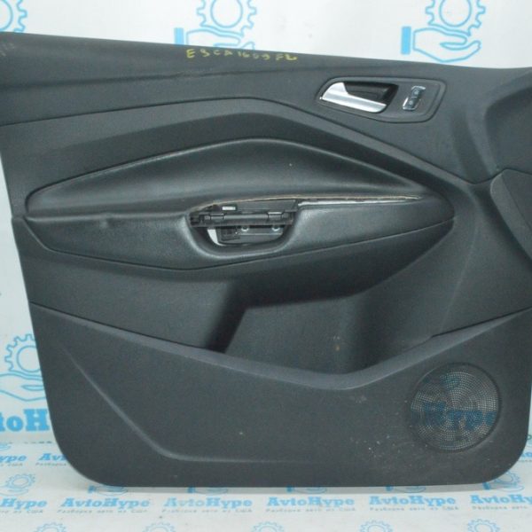 Обшивка двери (карточка) перед лев Ford Escape MK3 13- черн (09) примята CJ5Z-7823943-BD