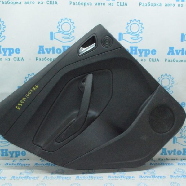 Обшивка двери (карточка) зад лев Ford Escape MK3 13- черн CJ5Z-7827407-DB