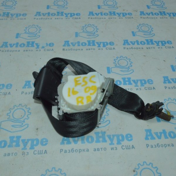 Ремень безопасности зад прав Ford Escape MK3 13- черн CJ5Z-78611B68-AA