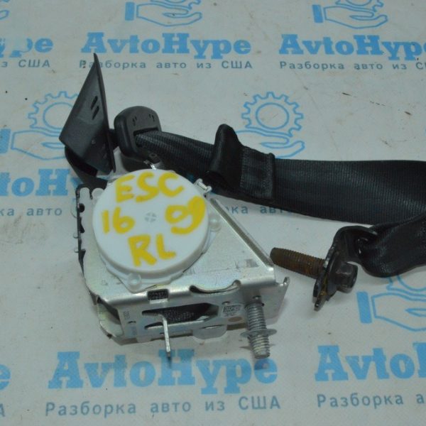 Ремень безопасности зад лев Ford Escape MK3 13- черн CJ5Z-78611B69-AA