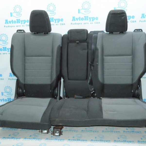 Задний ряд сидений (2 ряд) Ford Escape MK3 13- черно-серое тряпка (09) примято CJ5Z-7866600-AA