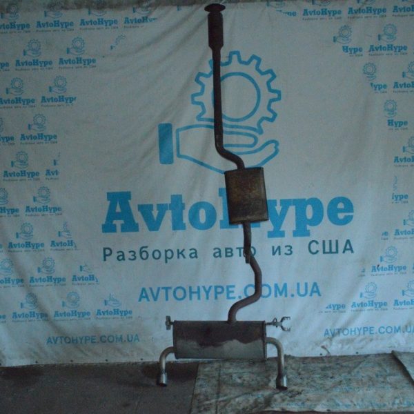 Выпускная трасса в сборе с бочкой Ford Escape MK3 13-  под хром насадки CV6Z 5A289-D