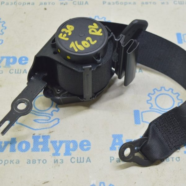 Ремень безопасности зад лев BMW 3 F30 12-19 чёрн 72-11-7-259-390