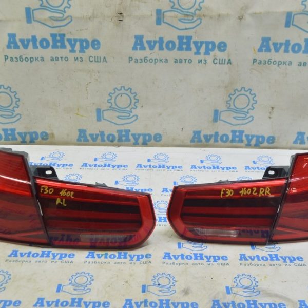Комплект задней оптики BMW 3 F30 16-18 рест, светлый (02) 63217369115