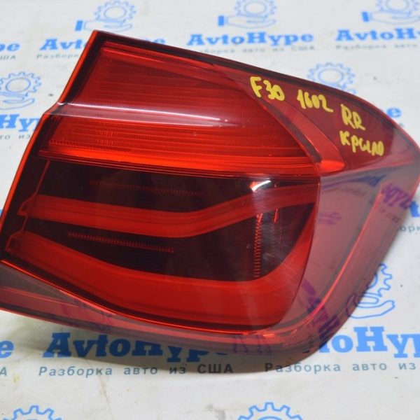 Фонарь внешний крыло правый BMW 3 F30 16-18 светлый (02) 63217369116