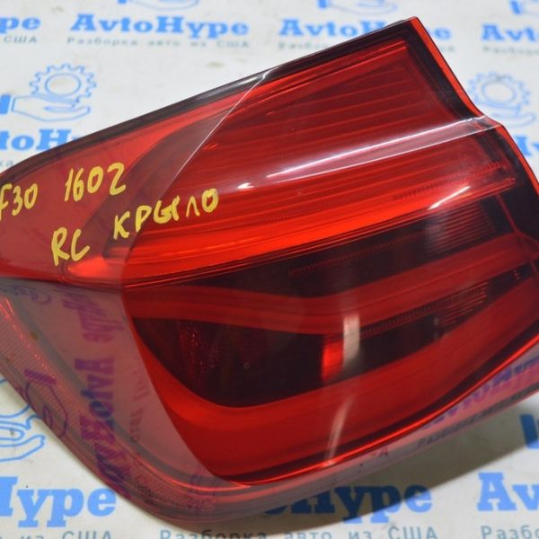 Фонарь внешний крыло левый BMW 3 F30 16-18 светлый (02) 63217369115