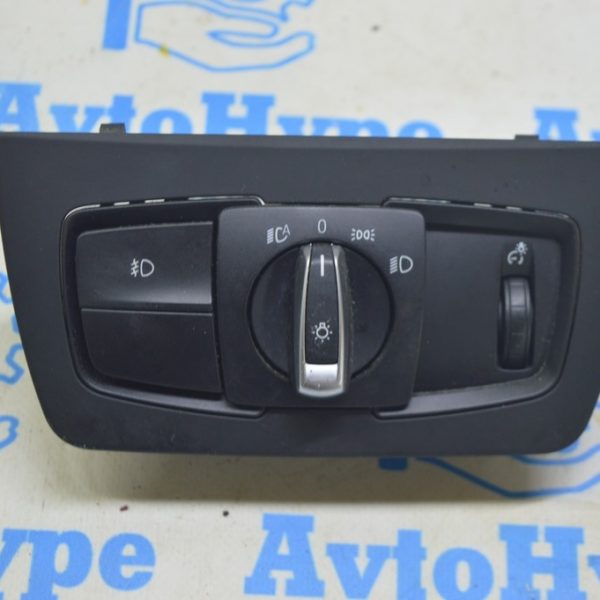 Управление светом BMW 3 F30 12-18 черн, с накладкой, под ПТФ, auto (02) 61319265297