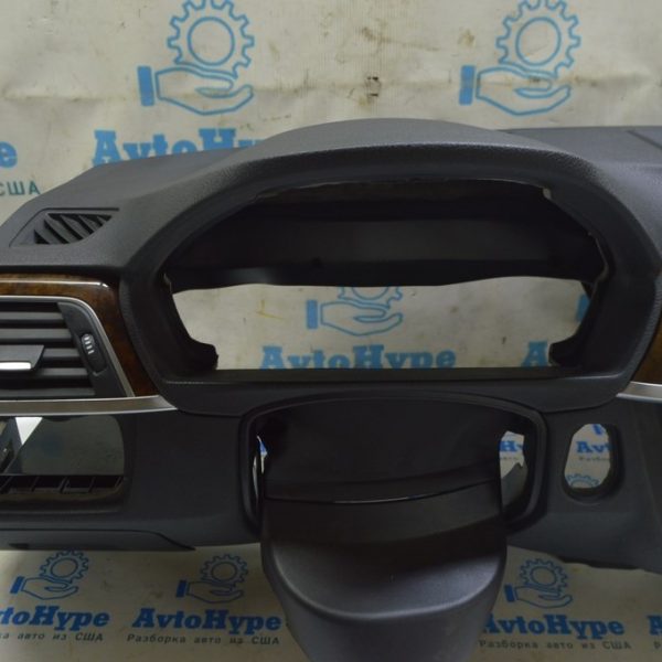 Накладка передней панели левая BMW 3 F30 12-18 под дерево 51-45-9-231-227