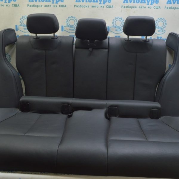 Задний ряд сидений 2 ряд BMW 3 F30 16-18 кожа черная, раздельная спинка (02) 52207387716