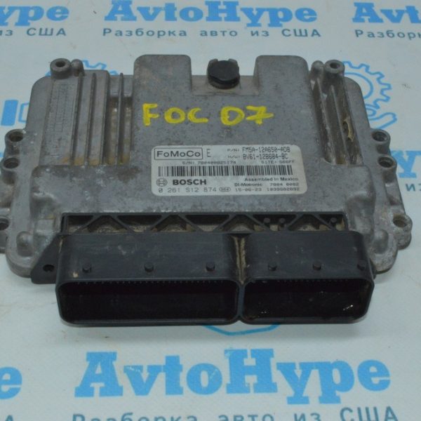 Блок ECU компьютер двигателя Ford Focus mk3 11-18 2.0 (07) 0 261 S12 874 BV61-12B684-BC
