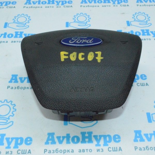 Подушка безопасности airbag в руль водительская Ford Focus mk3 15-18 рест (07) F1EZ-58043B13-AH