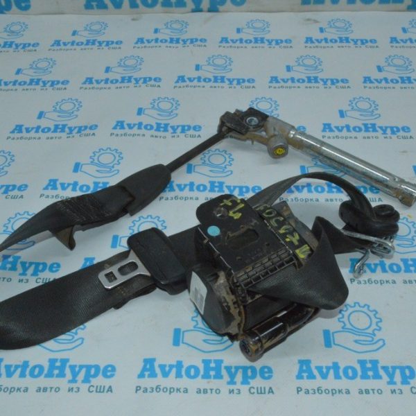 Водительский ремень безопасности Ford Focus mk3 11-18 черн (07) топляк DM5Z-54611B09-DC