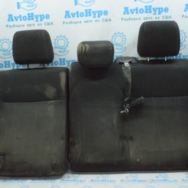 Задний ряд сидений (2 ряд) Ford Focus mk3 15-18 черн тряпка (07) топляк F1EZ-5466600-BB