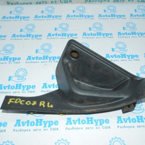 Накладка порога зад лев Ford Focus mk3 11-18 черн CV6Z-5413229-BB