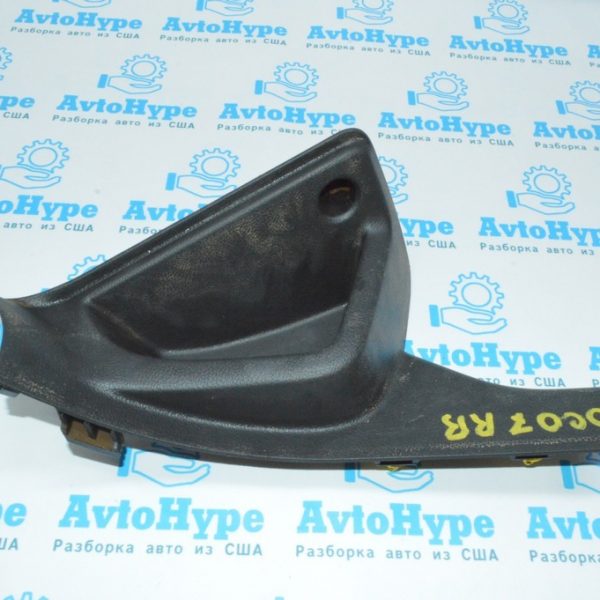 Накладка порога зад прав Ford Focus mk3 11-18 черн CV6Z-5413228-BB