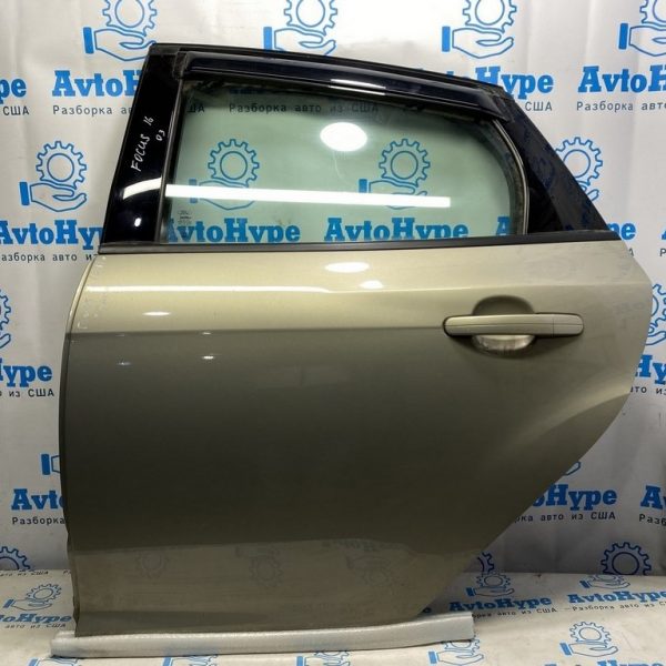Дверь голая зад лев Ford Focus mk3 11-18 бежевая (03) DM5Z-5824631-C