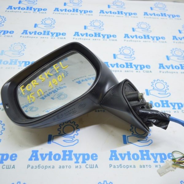 Зеркало боковое левое Subaru Forester 19- SK 15 пинов, BSM, подогрев (01) графит 91036SJ540