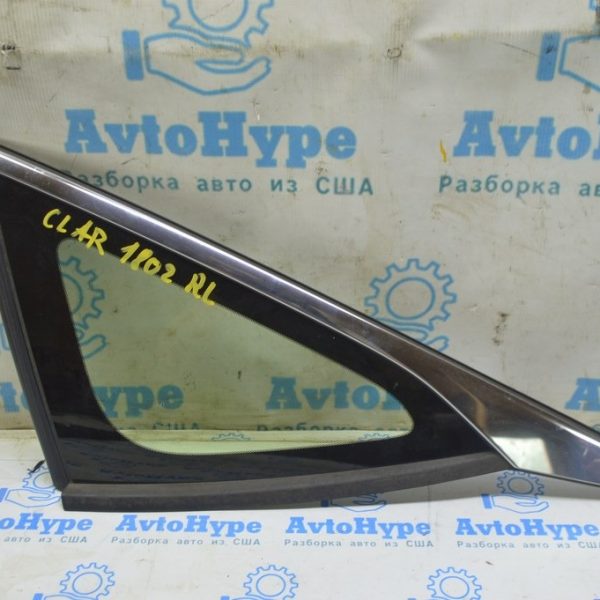 Форточка глухое стекло задняя левая Honda Clarity 18-21 usa с хромом 73562-TRT-A01