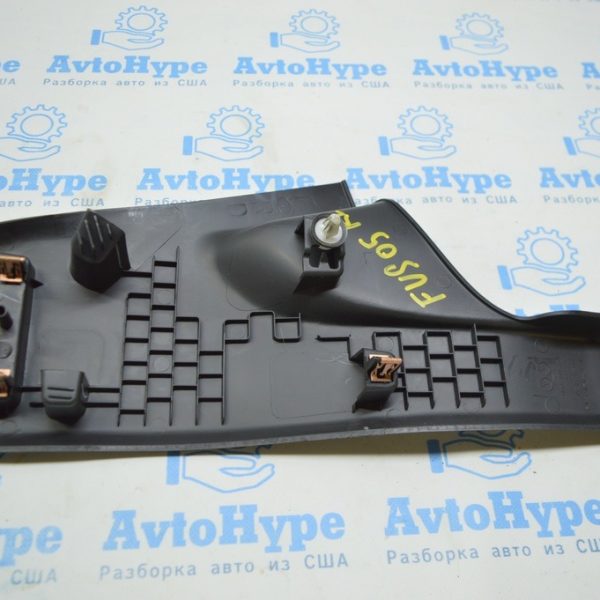 Накладка порога зад лев Ford Fusion mk5 13- черн DS7Z-5413229-AB