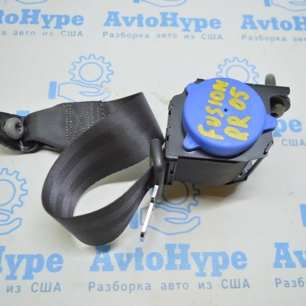 Ремень безопасности зад прав Ford Fusion mk5 13- черн DP5Z-54611B68-AX