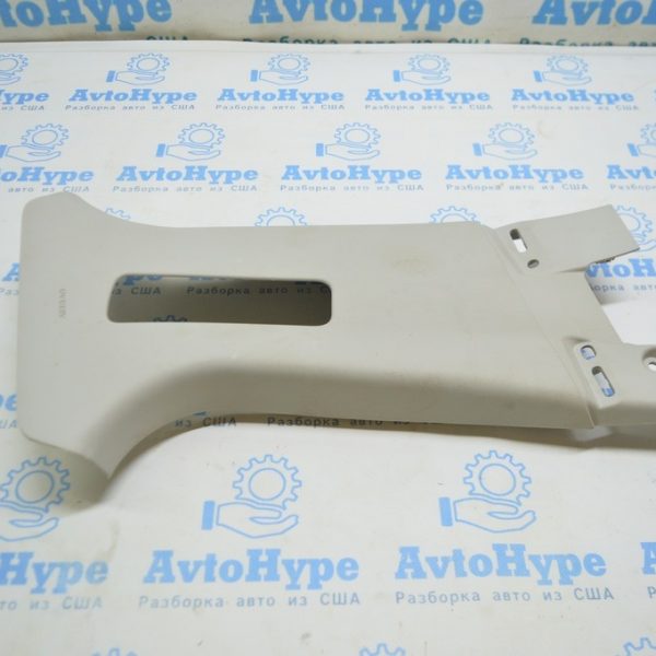 Накладка центральной стойки верхняя (ремень) правая Ford Fusion mk5 13- серая DS7Z-5424356-AD