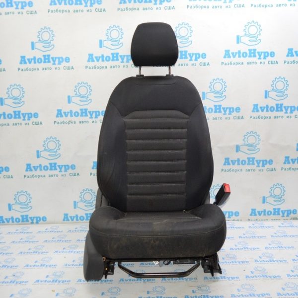 Пассажирское сидение Ford Fusion mk5 13-16 без airbag, механич, тряпка черн (05) DS7Z-5464416-AC