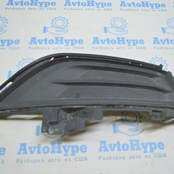 Молдинг переднего бампера прав Ford Fusion mk5 17-18 без птф HS7Z-15266-BPTM