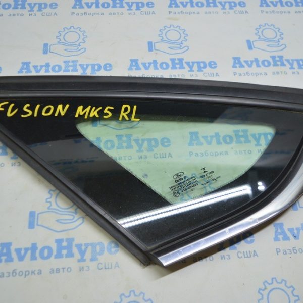 Форточка глухое стекло задняя левая Ford Fusion mk5 13-20 один хром (05) DS7Z-5429711-A