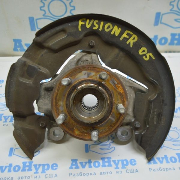 Цапфа передняя правая со ступицей Ford Fusion mk5 13-20 с кожухом DG9Z-3K185-B